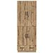Set di armadi 2 pcs Rovere Artigianale Legno ingegnerizzato - Foto miniatura 4
