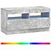 Mobile TV LED Grigio Cemento Legno ingegnerizzato - Foto miniatura 3