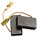 Spazzole di carbone per Virutex FR98H - 6,4 x 10 x 20,5 mm - coppia - Foto miniatura 2