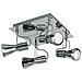 Lampadario cromo Cadillac con 4 lampadine E14 non incluse - Foto miniatura 2