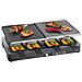 Raclette E Griglia 8 Persone Piastre In Alluminio Ghisa Pietra Ollare 1400w Rg 2279 Cb - Foto miniatura 1