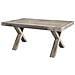 Bart - Tavolo Da Pranzo Moderno Allungabile In Legno Invecchiato - Foto miniatura 1