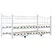 Giroletto Bianco In Acciaio 180x200/90x200 Cm - Foto miniatura 3