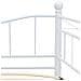 Giroletto Bianco In Acciaio 180x200/90x200 Cm - Foto miniatura 6