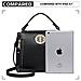 La Signorina Lulu Donne Borse Dellunit Di Elaborazione Di Cuoio Casuale Viaggi Signore Maniglia Superiore Spalla Crossbody Messenger Bag Medium Tote (nero)  - Foto miniatura 3