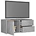 Mobile Porta TV Grigio Cemento 80x34x36 cm Legno Multistrato - Foto miniatura 5