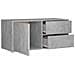Mobile Porta TV Grigio Cemento 80x34x36 cm Legno Multistrato - Foto miniatura 6