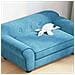 Divano per Cani Turchese 72x45x30 cm in Peluche - Foto miniatura 6