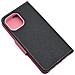 Maxy Custodia Book Orizzontale Silicone Case Per Apple Iphone 13 Mini Black-pink - Foto miniatura 3