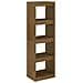 Libreria / divisorio Miele 40x30x135,5 Cm Legno Massello Di Pino - Foto miniatura 2