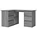 Scrivania Angolo Grigio Sonoma 145x100x76 cm Legno Multistrato - Foto miniatura 1