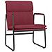Sedia Lounge Rosso Vino 55x64x80 Cm In Tessuto - Foto miniatura 2