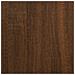 Comodino Rovere Marrone 34x35,5x50 Cm In Legno Multistrato - Foto miniatura 3