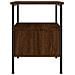 Comodino Rovere Marrone 34x35,5x50 Cm In Legno Multistrato - Foto miniatura 8