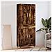 Credenza Rovere Fumo 69,5x34x180 Cm In Legno Multistrato - Foto miniatura 1