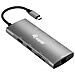 Adattatore multifunzione USB-C 9 Gigabit Lan USB 3.2,SD 100 W,Colore Argento - Foto miniatura 1