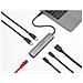 87865 Replicatore Di Porte E Docking Station Per Laptop Cablato Usb 3.2 Gen 2 (3.1 Gen 2) Type-c Nero, Grigio - Foto miniatura 2