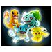 Lampada A Neon Da Muro Pikachu E Starters 53 Cm, Multicolore - Foto miniatura 2