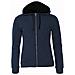 Classic Hoody Full Zip Lady Blu Scuro Xl - Foto miniatura 1