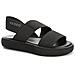 Black Casual Open Sandals Sandali Tessile Scarpe Bambina Nero Eu 36, 527160-09-01 - Foto miniatura 1