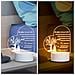 Lampada Led Bianca Elegante - Regalo Ideale Per Il Tuo Marito A San Valentino - Foto miniatura 5