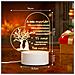 Lampada Led Bianca Elegante - Regalo Ideale Per Il Tuo Marito A San Valentino - Foto miniatura 6