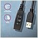 ADR-305 USB 3.2 Gen 1 A-M -> A-F active extension /repeater cable 5m - Kabel - Digital /Daten cavo USB USB 3.2 Gen 1 (3.1 Gen 1) USB A Nero - Foto miniatura 7