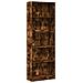 Libreria Rovere Fumo 60x24x176 Cm In Legno Multistrato - Foto miniatura 2