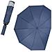 Ombrello Pieghevole Con Striscia Riflettente Per Pioggia O Sole Navyblue - Foto miniatura 1