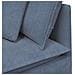 Modulo Angolare Divano Modulare con Cuscini Blu 100 cm - Foto miniatura 6