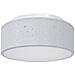 Lampade a soffitto con paralume stellato Grigio Ø 30 cm Tessuto E27 - Foto miniatura 1