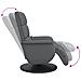 Poltrona Reclinabile Massaggiante Poggiapiedi Grigia Similpelle - Foto miniatura 6