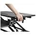 Equip Rialzo ergonomico per sedersi e stare in piedi, Nero, 15 kg, Scrivania, MDF, Plastica, Acciaio inox, Forma rettangolare - Foto miniatura 4