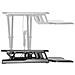 Equip Rialzo ergonomico per sedersi e stare in piedi, Nero, 15 kg, Scrivania, MDF, Plastica, Acciaio inox, Forma rettangolare - Foto miniatura 5