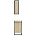 Set Mobili da Bagno 2 pz Rovere Sonoma in Legno Multistrato - Foto miniatura 6