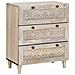 Credenza 2 pcs Bianco 60 x 33 x 75 cm legno massello di mango - Foto miniatura 3
