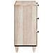 Credenza 2 pcs Bianco 60 x 33 x 75 cm legno massello di mango - Foto miniatura 5