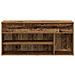 Scarpiera Legno Antico 102x30,5x45 cm in Legno Multistrato - Foto miniatura 4