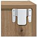 Mobile TV 2 pcs Marrone 37 x 37 x 142.5 cm Legno multistrato - Foto miniatura 7