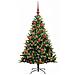 Albero di Natale Artificiale Pieghevole 150 LED Verde 150 cm - Foto miniatura 3