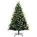 Albero di Natale Artificiale Pieghevole 150 LED Verde 150 cm - Foto miniatura 5