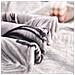 Coperta In Pile Di Flanella Grigia - Morbida, Calda E Accogliente Per Tutte Le Stagioni  S - Foto miniatura 2