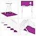 Dischi Quadrati 2 pcs Argento 50 x 20 cm Alluminio - Foto miniatura 7