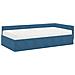 Struttura Letto Angolare con Materasso Altro 2 pcs Blu Velluto - Foto miniatura 4