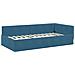 Struttura Letto Angolare con Materasso Altro 2 pcs Blu Velluto - Foto miniatura 6