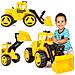 Escavatore-caricatore a cavalcabile grande giocattolo bulldozer XL - Foto miniatura 1