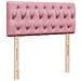 Struttura Letto Pouf con Materasso Rosa 90x190 cm in Velluto - Foto miniatura 8