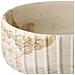 Vaso Coppa In Cemento Marrone E Beige Con Base A Colonna Ø20,5x18,5 Cm - Foto miniatura 2