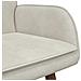 Sofa a Due Posti Crema 115 x 61 x 87 cm Velluto - Foto miniatura 7