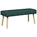 Panchina trapuntata a canale Verde Scuro 110 x 40 x 46 cm - Foto miniatura 1
